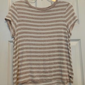 Pink and White stripped shirt